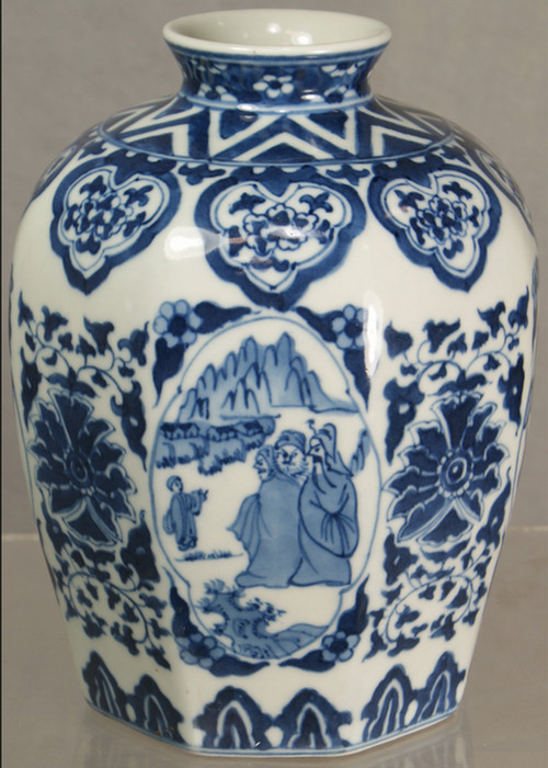 Chinese Export porcelain blue and 3dcda