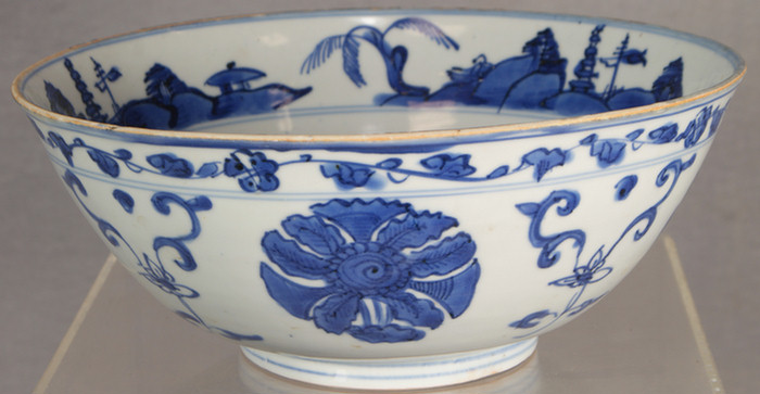 Chinese Export porcelain sm blue 3dcdc