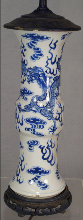 Chinese Export porcelain blue and 3dcdf