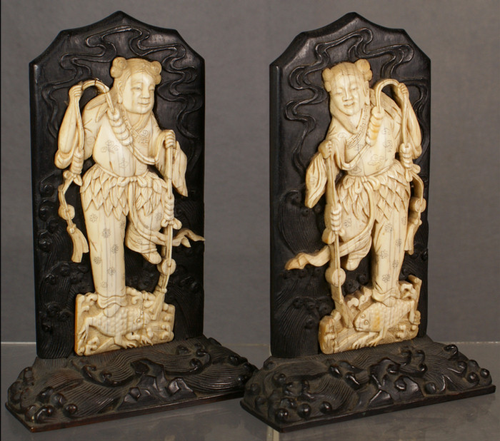 Pr fine Chinese carved ivory and 3dd05