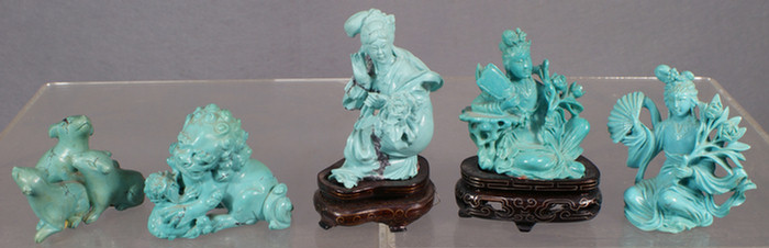 Lot of 3 pieces of carved Chinese 3dd68