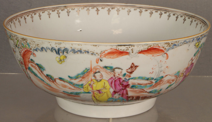 Chinese Export porcelain punch 3dd7d