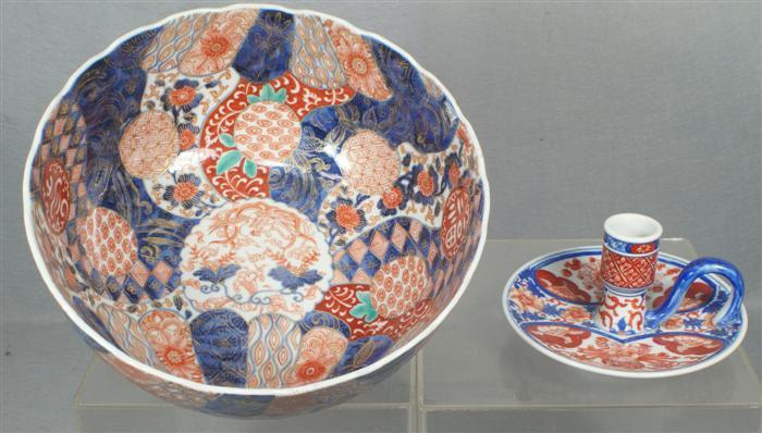 2 pieces of Japanese Imari chamber 3ddc4