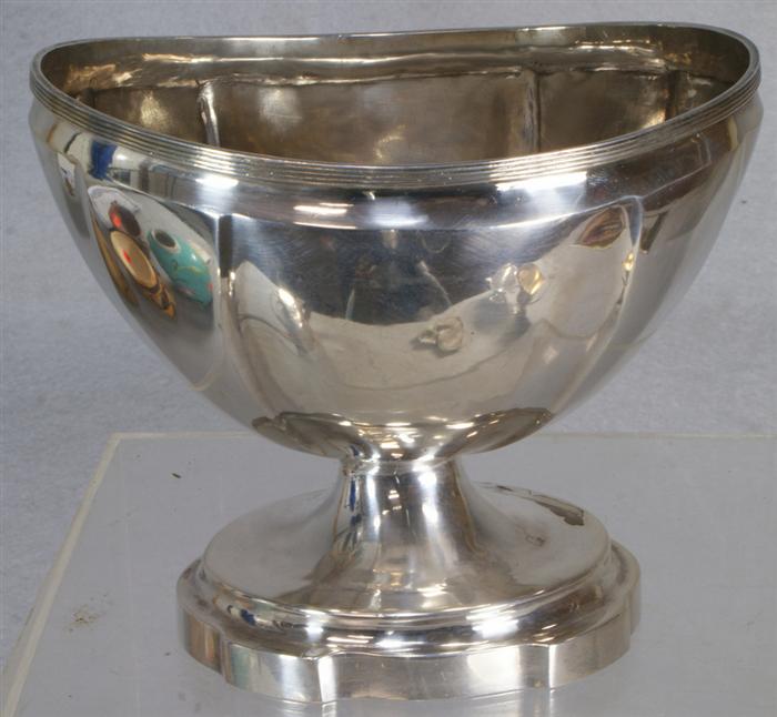 American coin silver waste bowl