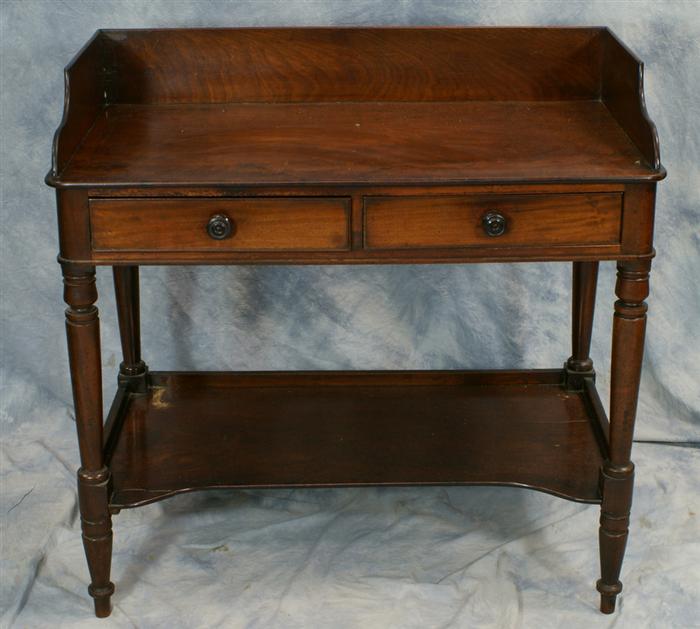 Regency mahogany server with dovetailed 3e375