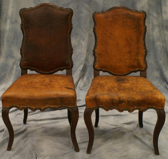 Pr Louis XV style French side chairs 3e37d