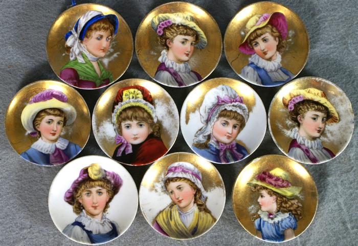 10 European porcelain portrait 3e395