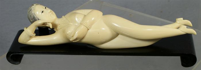 Carved Chinese ivory doctor's doll,