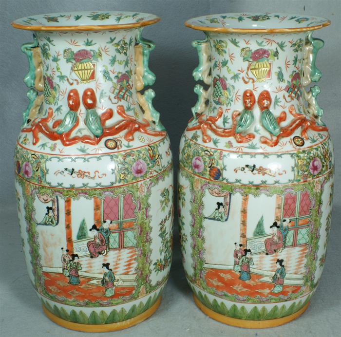 Pr of contemporary Chinese porcelain 3e3d9