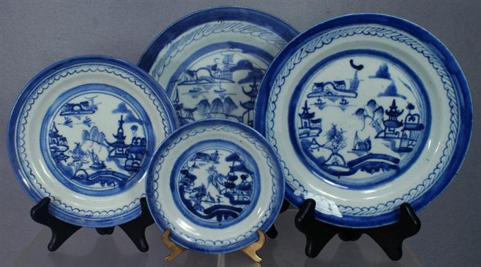 33 assorted Canton Chinese porcelain