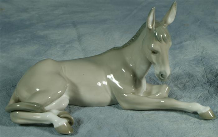 Lladro figurine grey horse 9  3e031
