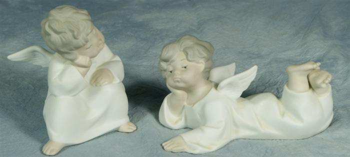 Lladro figurines, two angels, no damage