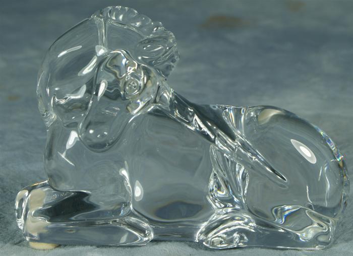 Baccarat unicorn figurine no damage  3e078