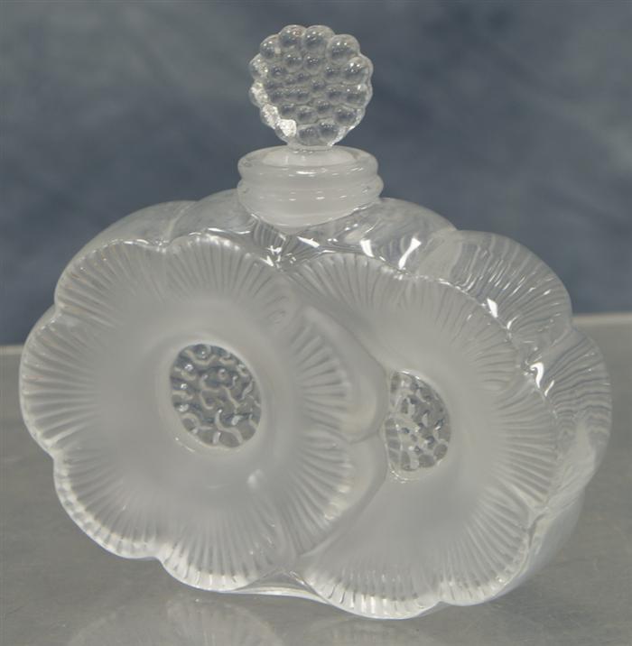 Lalique 2 fleurs perfume bottle  3e087