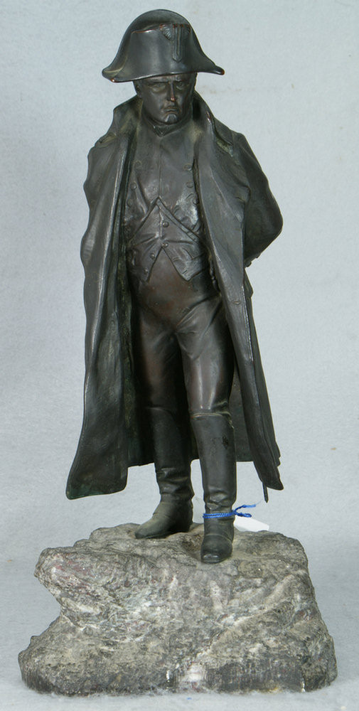 Bronze sculpture of Napoleon holding 3e5f0