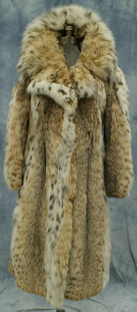 Full length Emilio Gucci lynx coat,