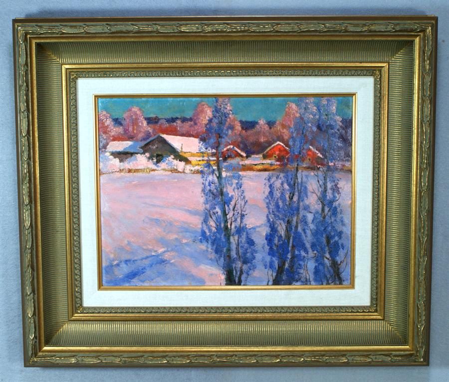 Mark Kremer, Russian, 20th c, Winter