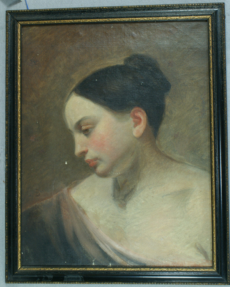 Fraizer, American, 19th c, o/c, Portrait