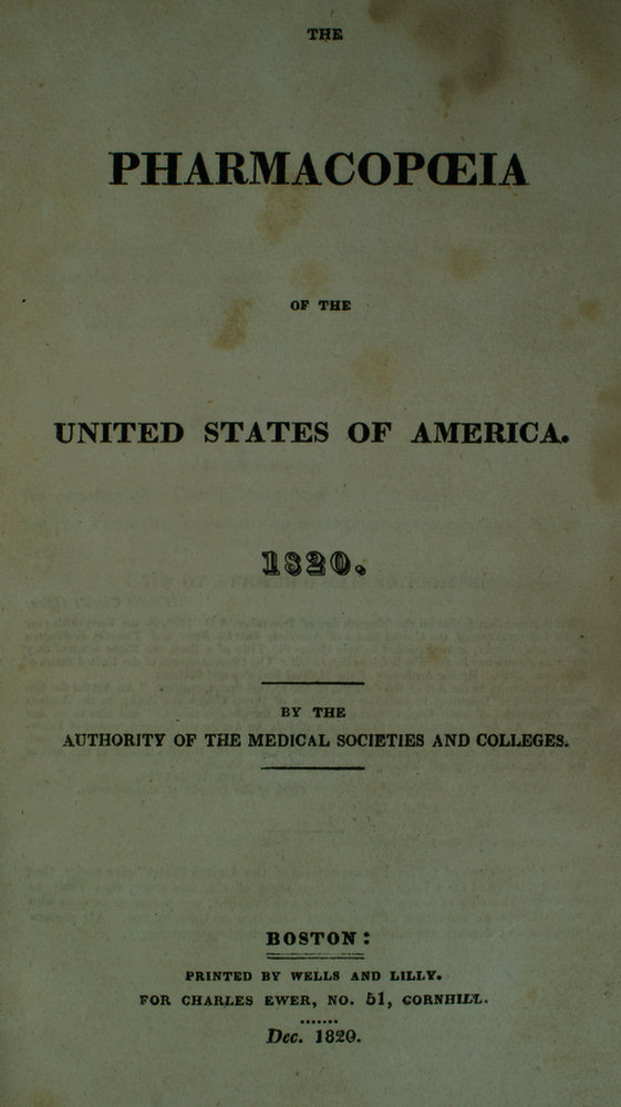 Pharmacopoeia of the United States