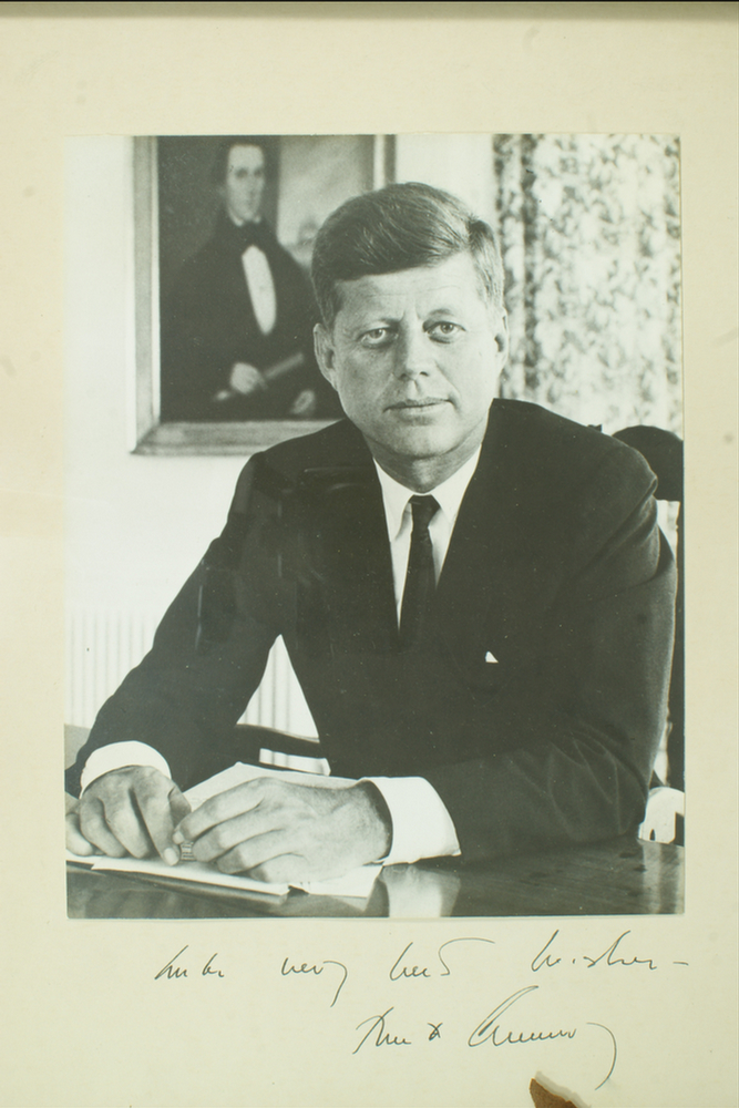 John F Kennedy autograph lot, 2