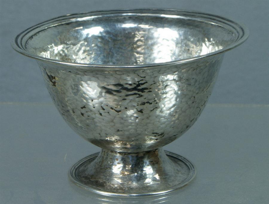 Gorham hammered sterling silver bowl,