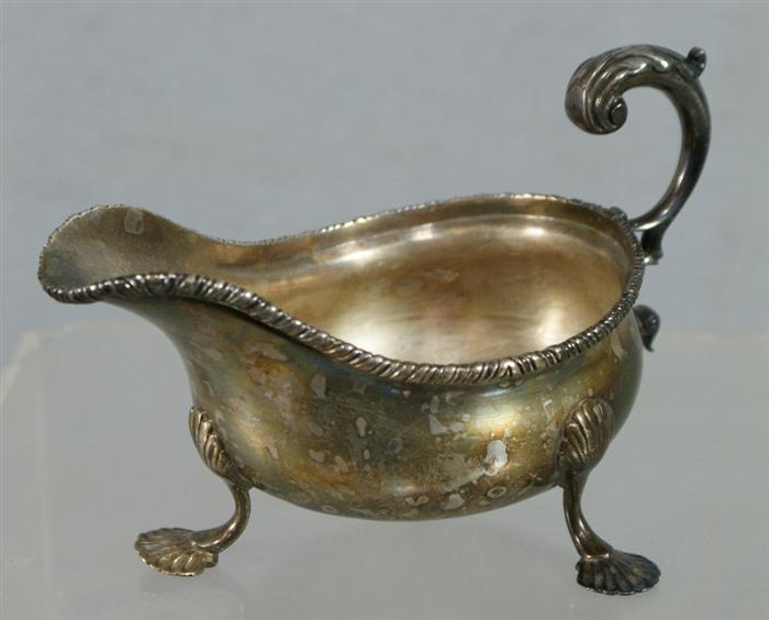 English sterling silver sauce boat 3e4d4