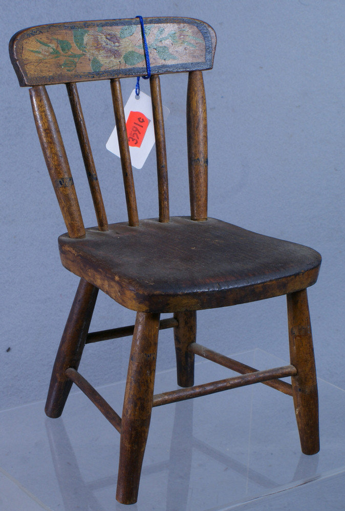 Miniature spindle back kitchen chair