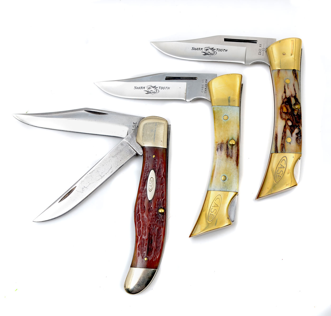 CASE XX THREE KNIFE COLLECTOR LOT: To