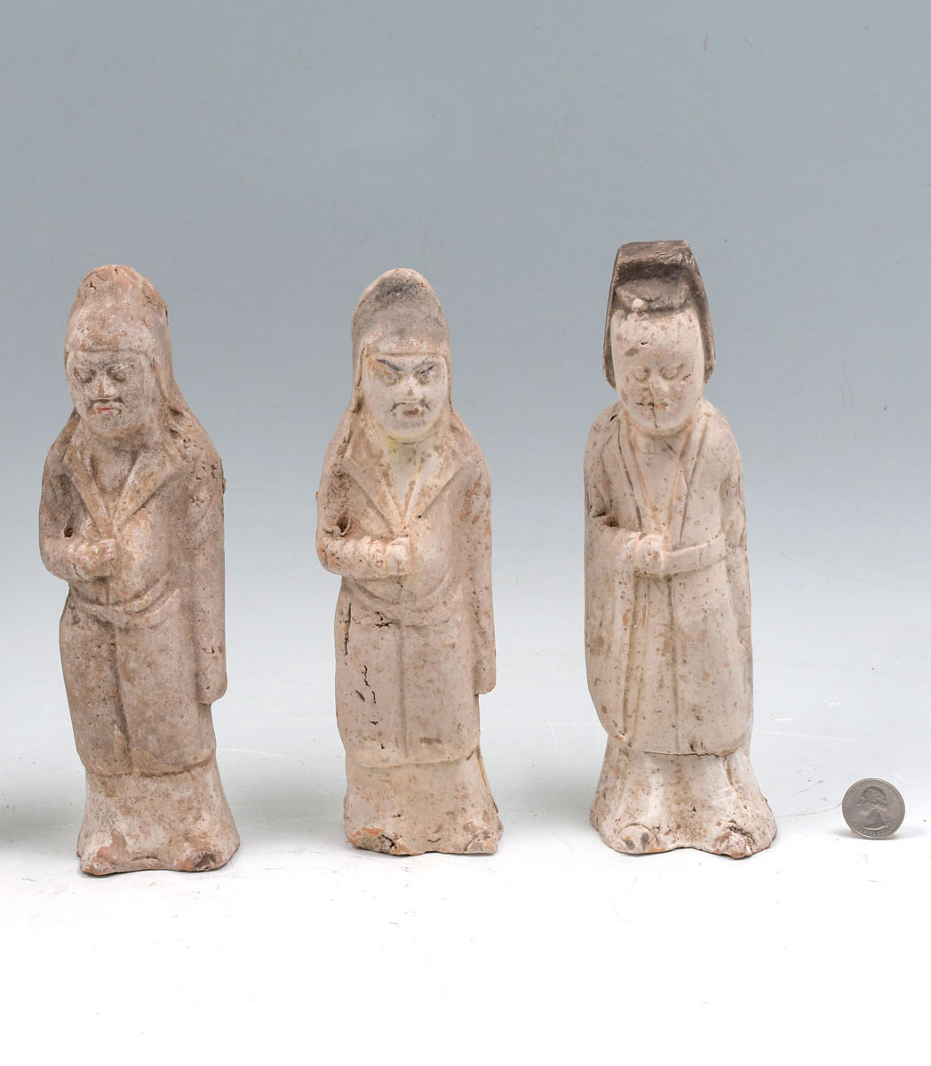 3 HAN DYNASTY CHINESE FIGURES  2748af