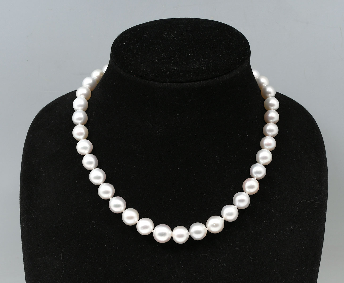 14K WHITE SOUTH SEA PEARL NECKLACE  274a9a