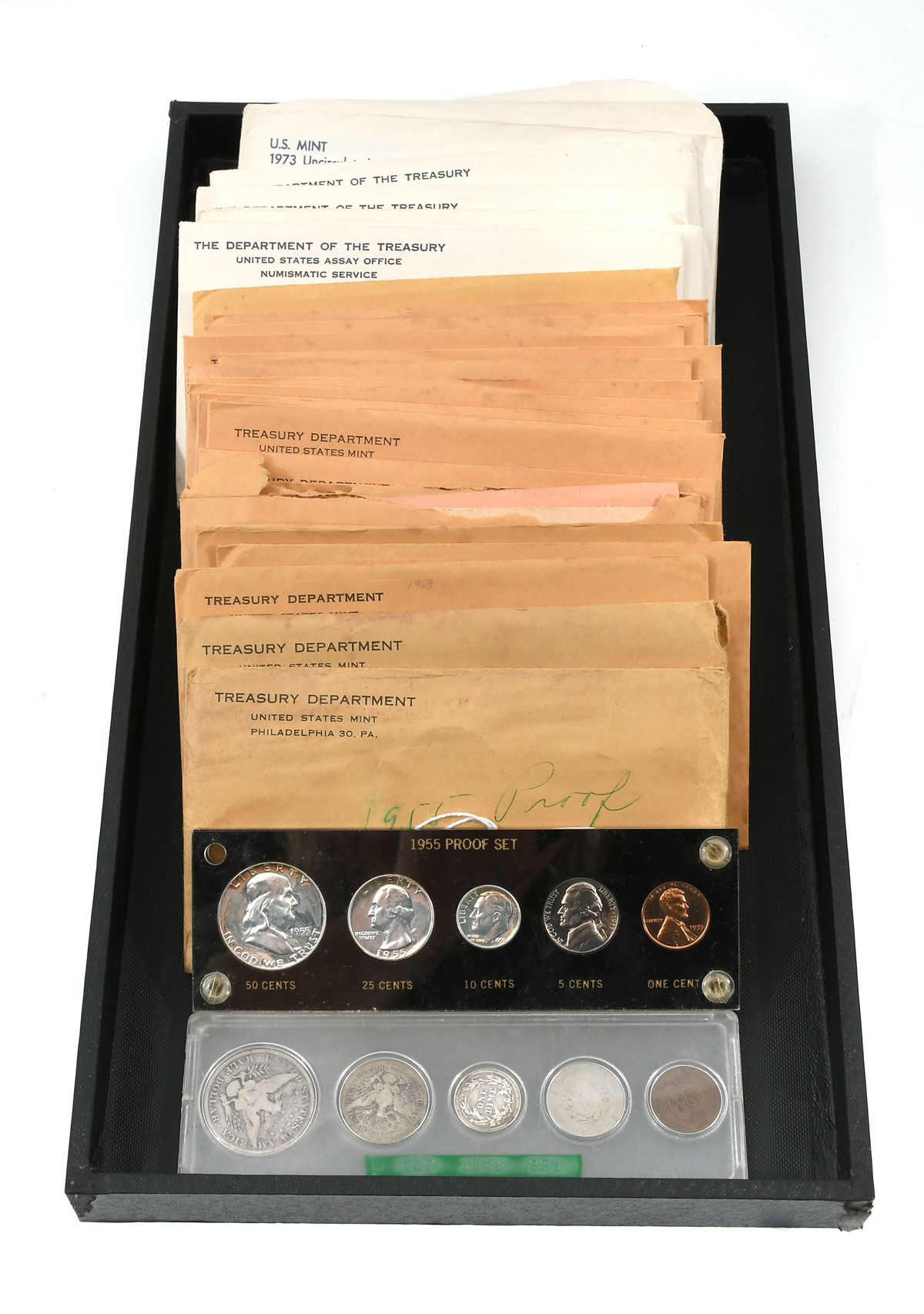 28 PC. UNITED STATES MINT PROOF SETS: