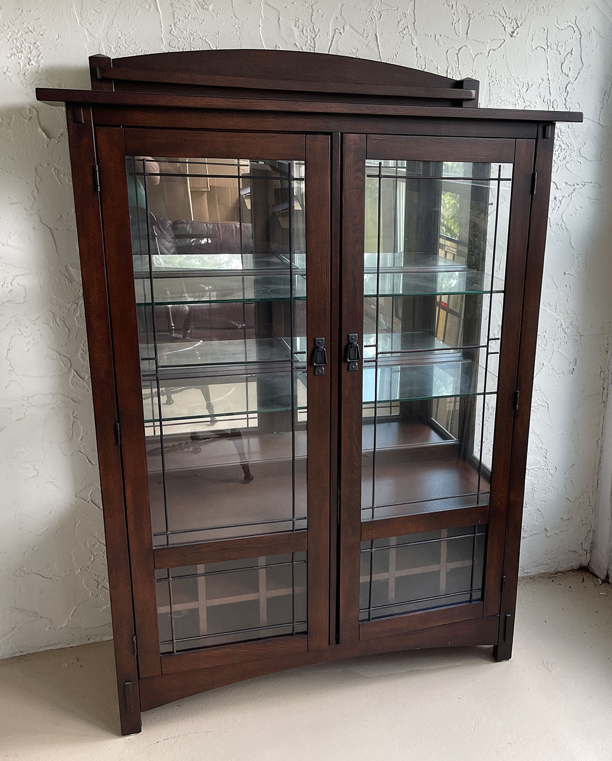 ARTS CRAFTS CHINA CABINET 67 5  274d9a