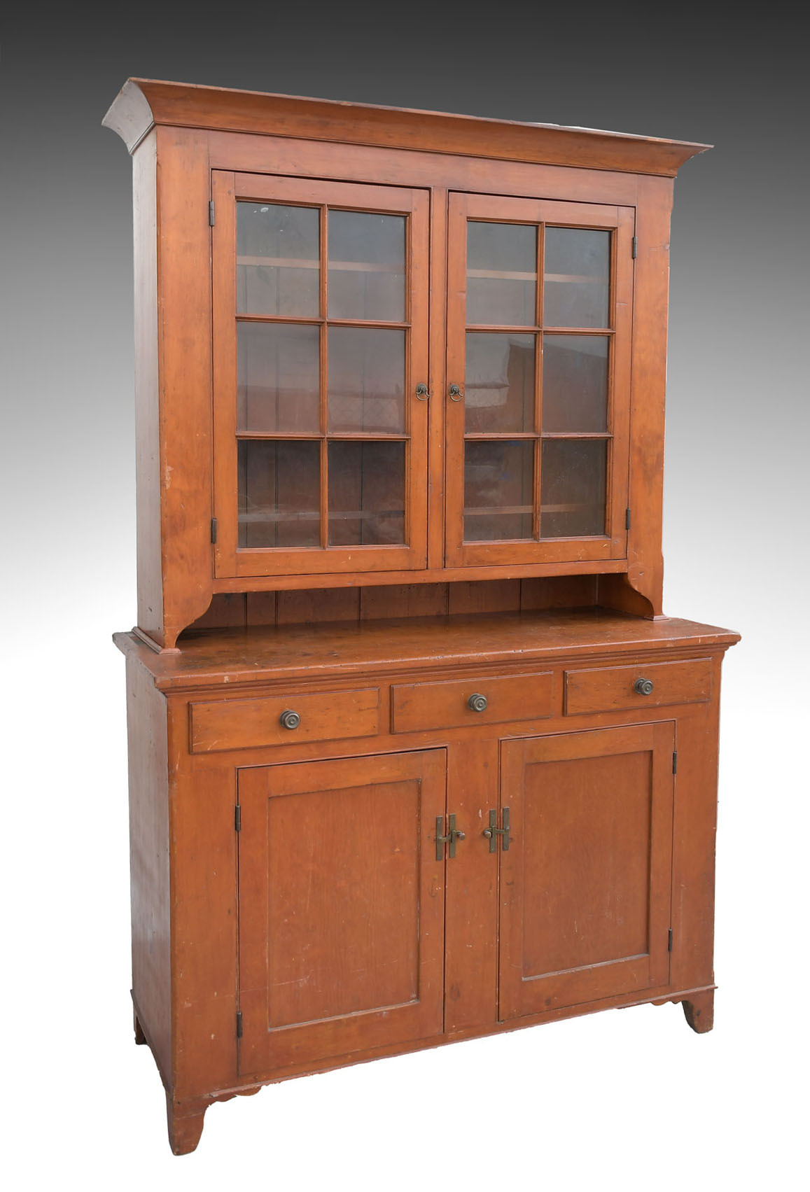 CHERRY STEPBACK CUPBOARD Approx  274eec