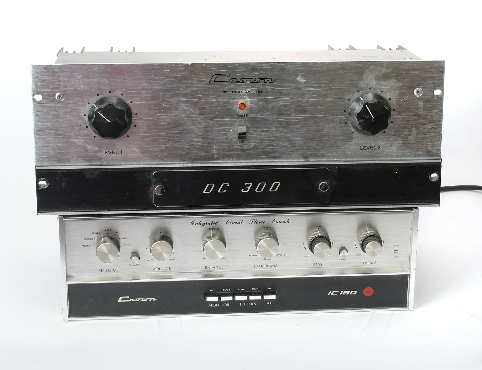 2 PC. CROWN AMPLIFIERS: Comprising;