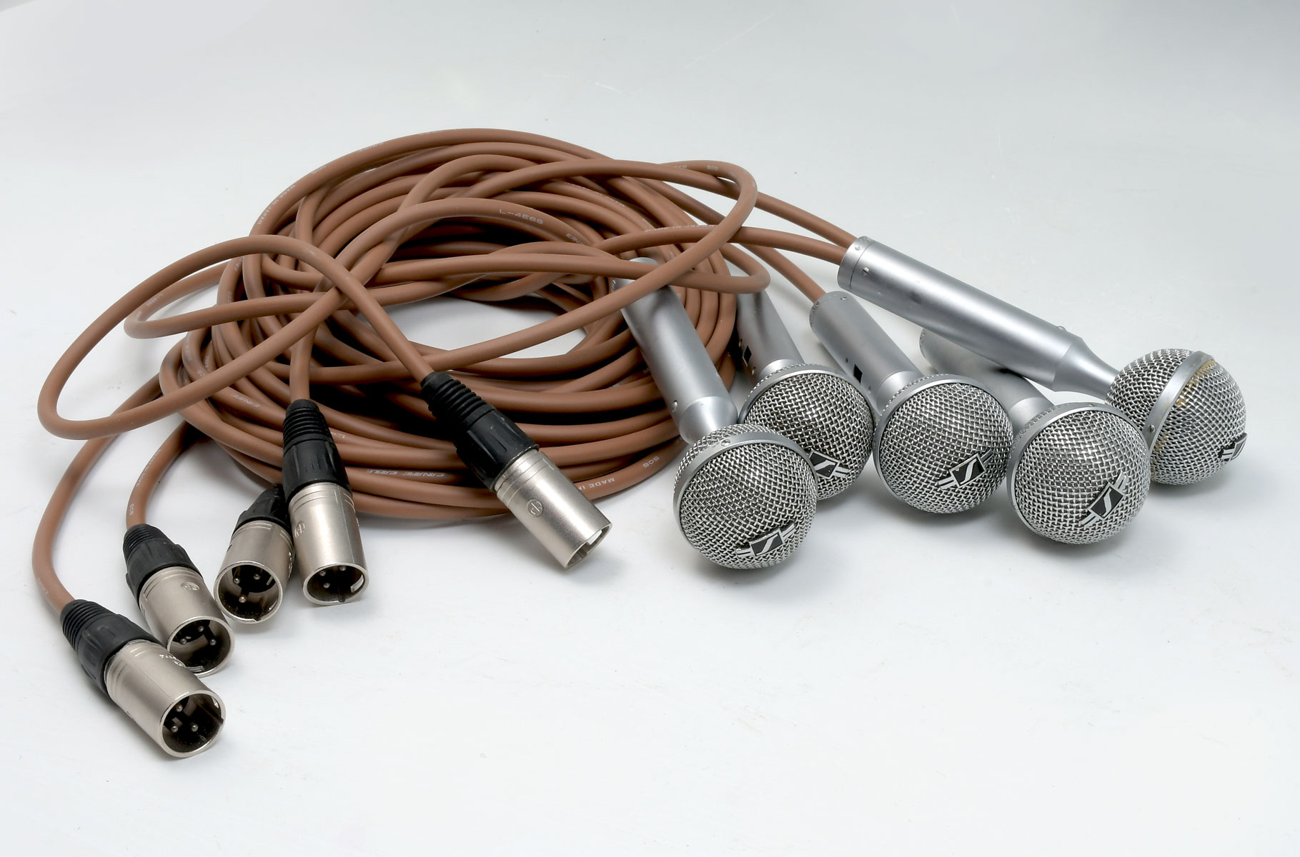 5 PC SENNHEISER MD 405 S MICROPHONES  27517a