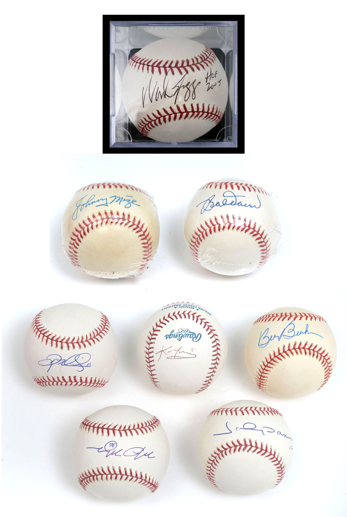 EIGHT AUTOGRAPHED MAJOR LEAGUE 2751a7