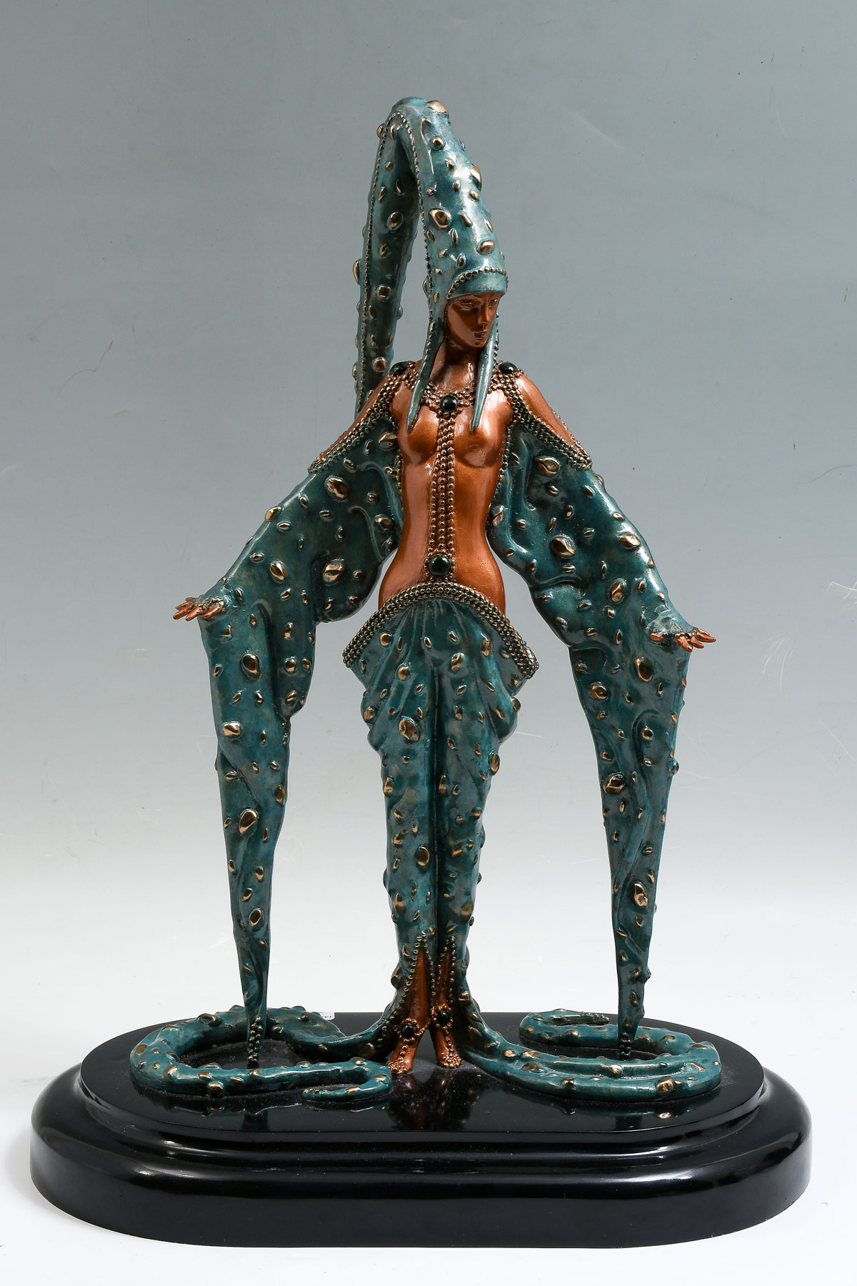 LARGE EROTIC NUDE ERTE BRONZE STARFISH  275470