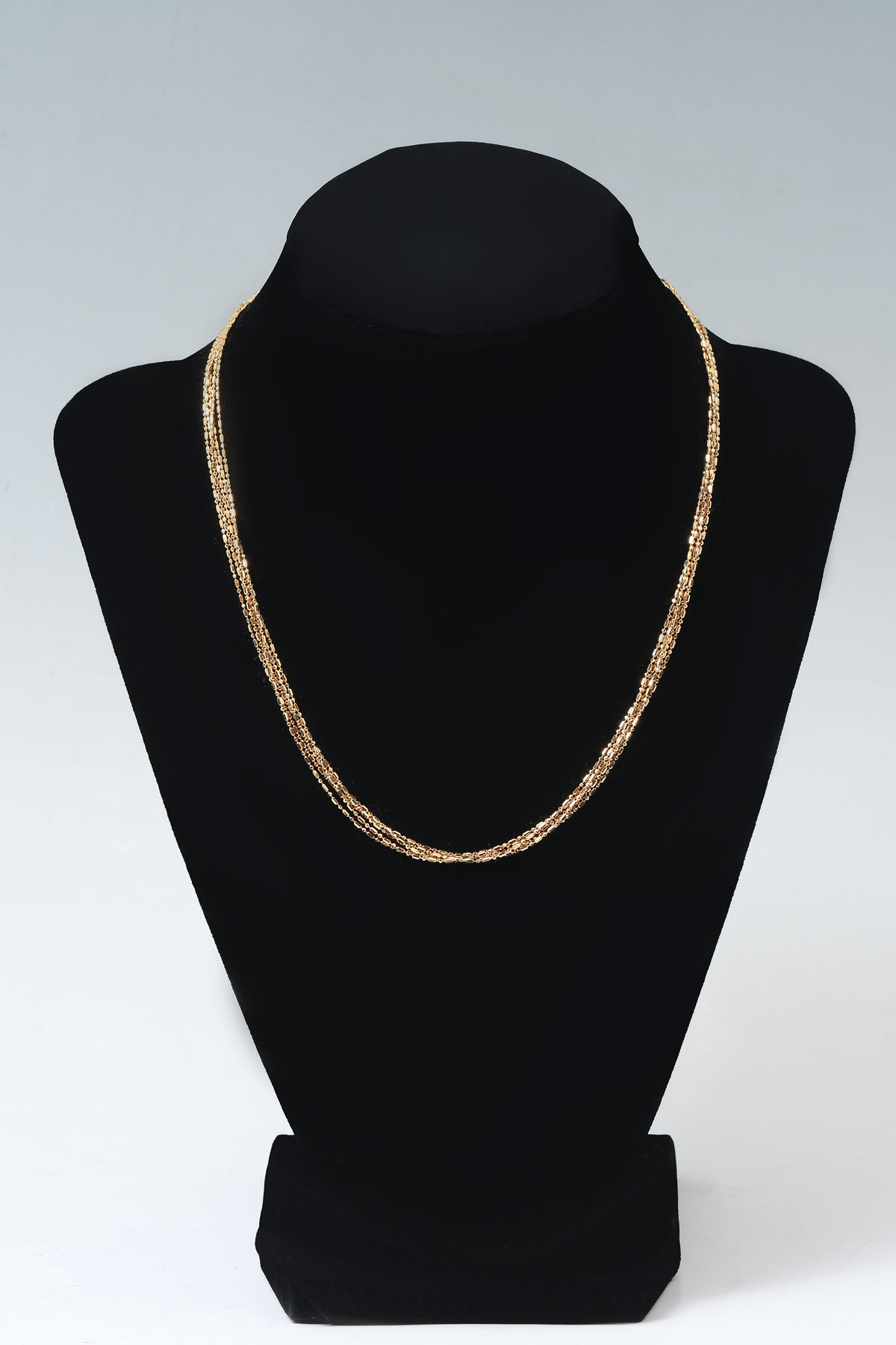 3 STRAND 14K ITALIAN NECKLACE  2755c3