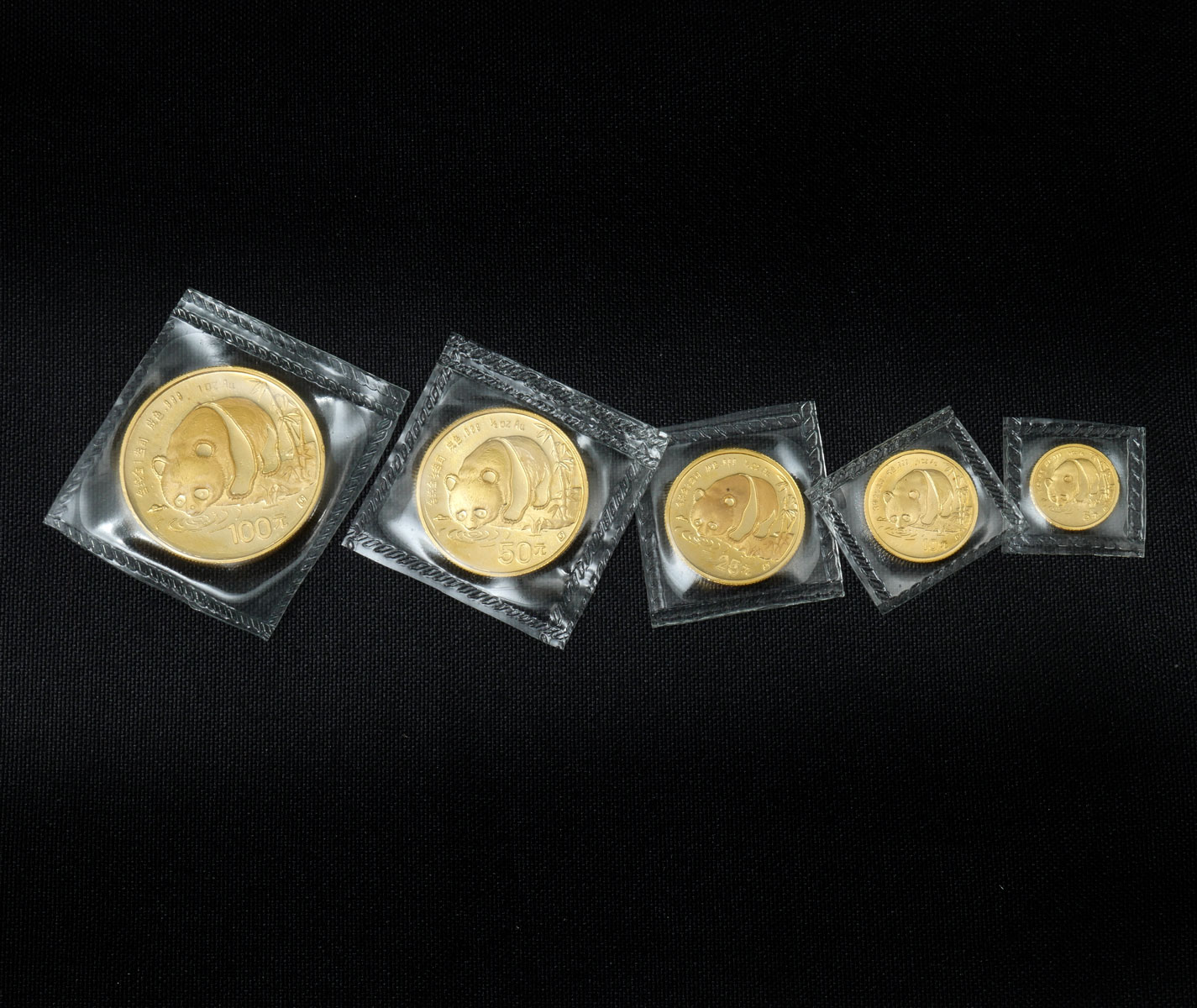 1987 CHINA GOLD PANDA PROOF SET: