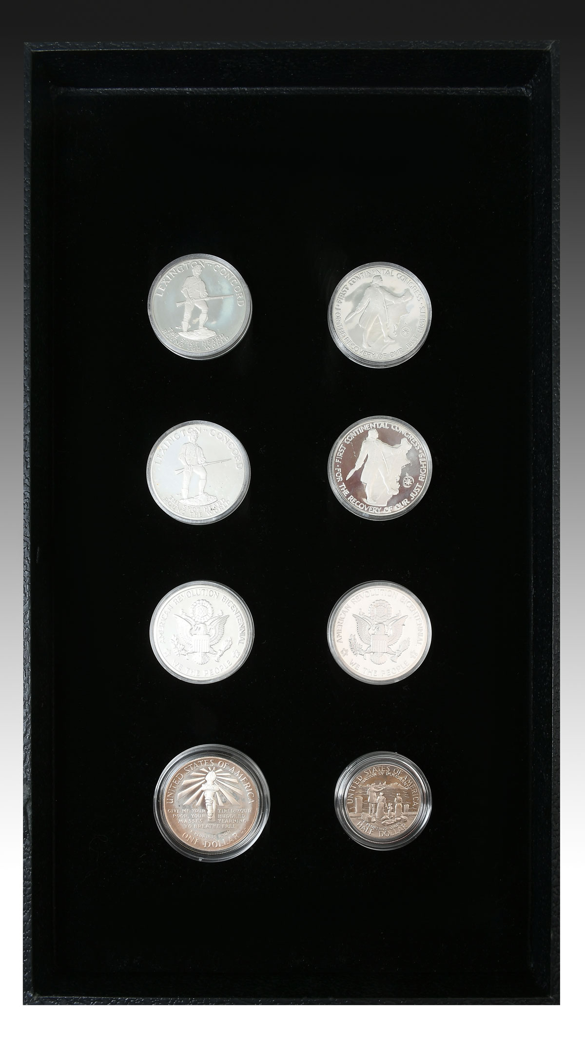 8 PC. UNITED STATES SILVER & COMMEMORATIVE