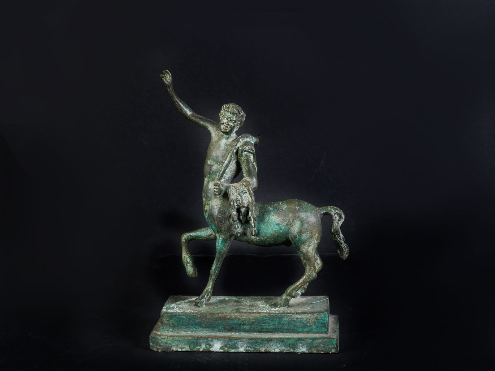 PATINATED CENTAUR BRONZE 13 25  275960