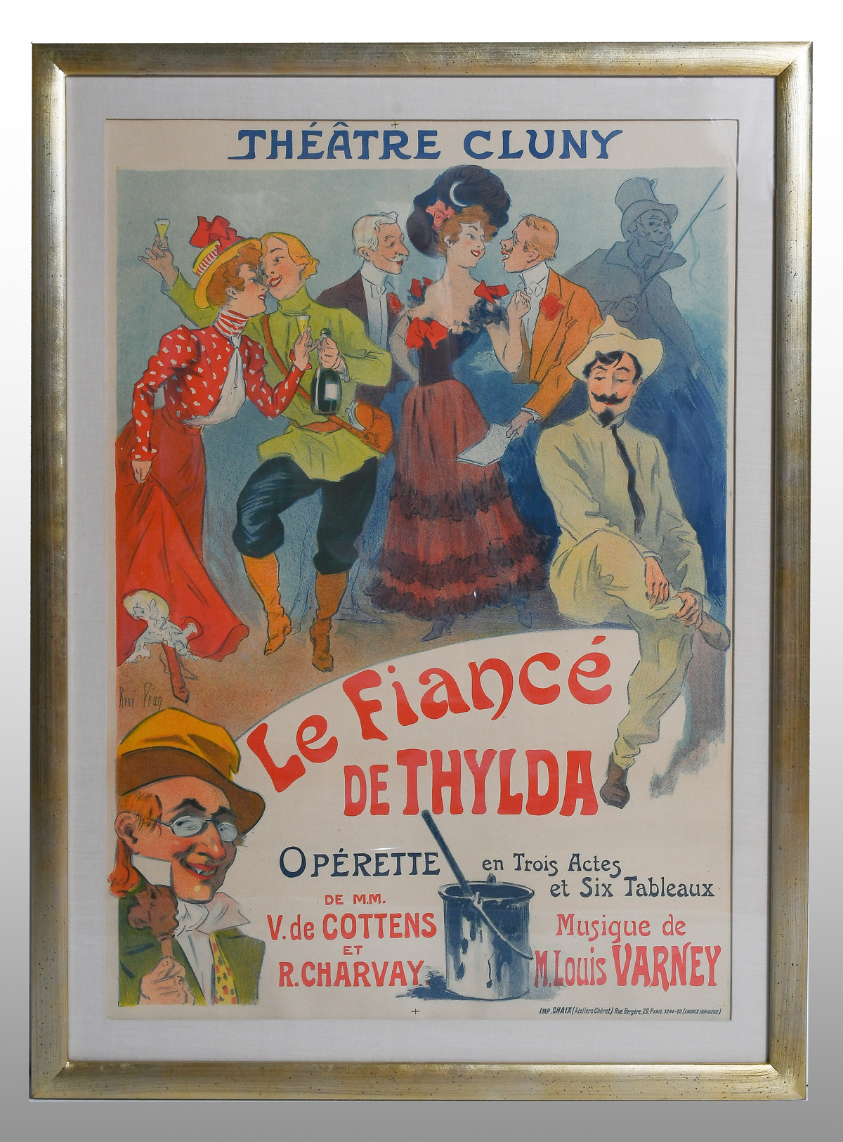 RENE PEAN POSTER FOR THEATRE CLUNY  275a50