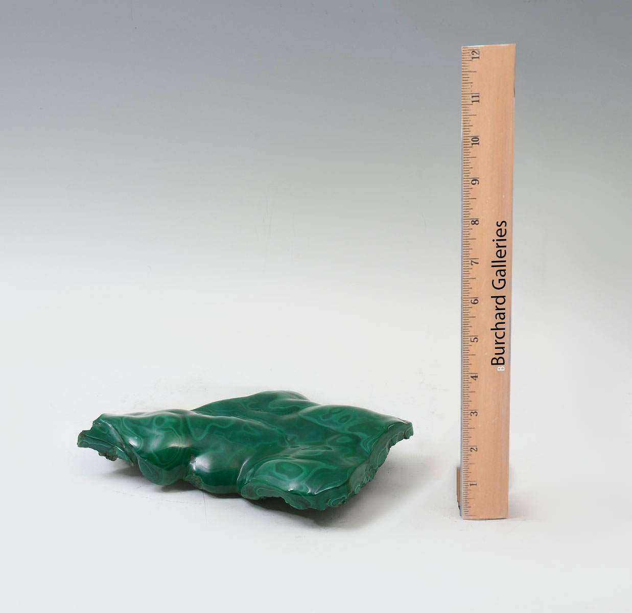 POLISHED AFRICAN MALACHITE SPECIMEN: