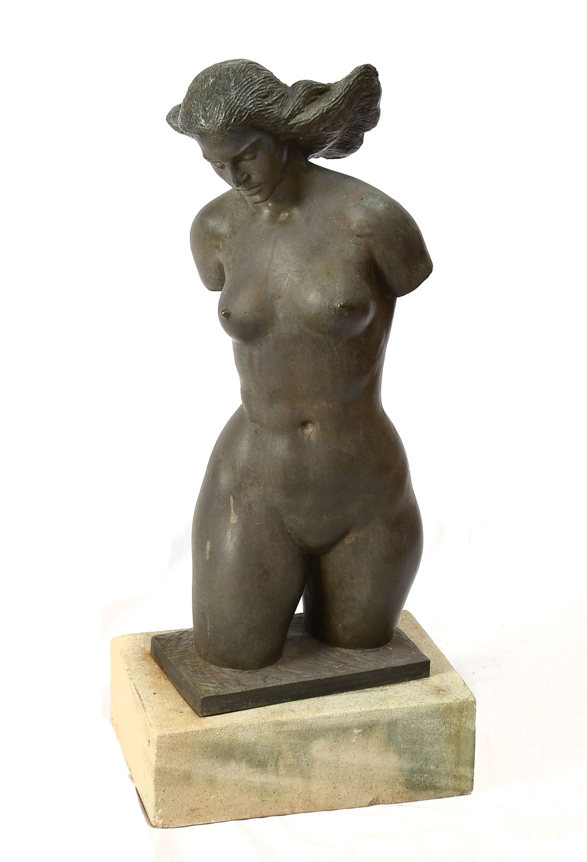 HUNGARIAN FEMALE NUDE BRONZE BY 273c5d
