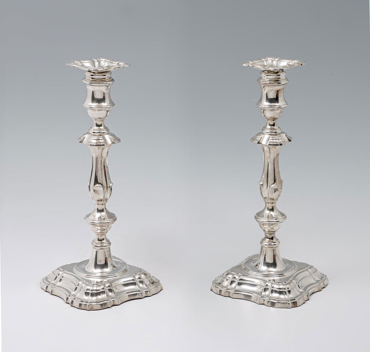 ENGLISH STERLING CANDLE STICKS: