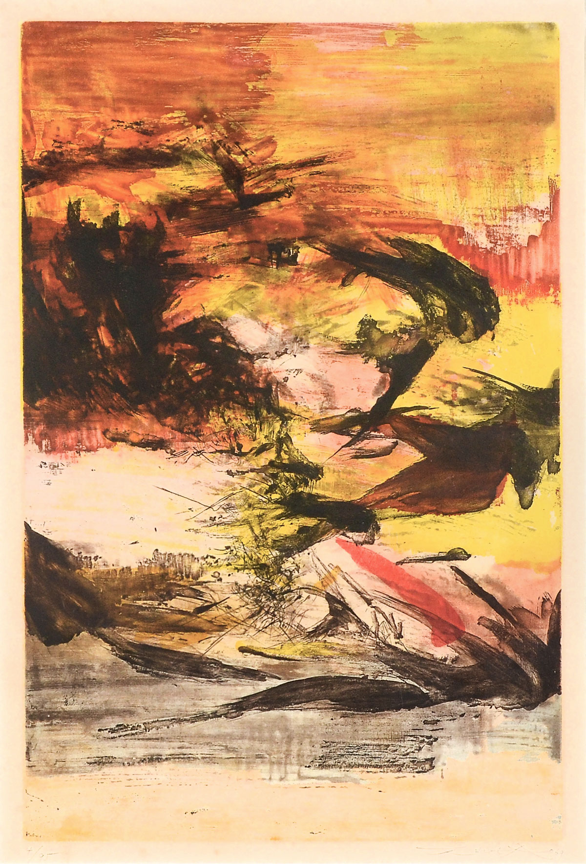 WOU-KI, Zao, (Chinese, 1921-2013): Composition