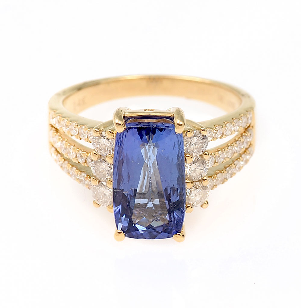 14K 4 12 CT TANZANITE DIAMOND 273e73