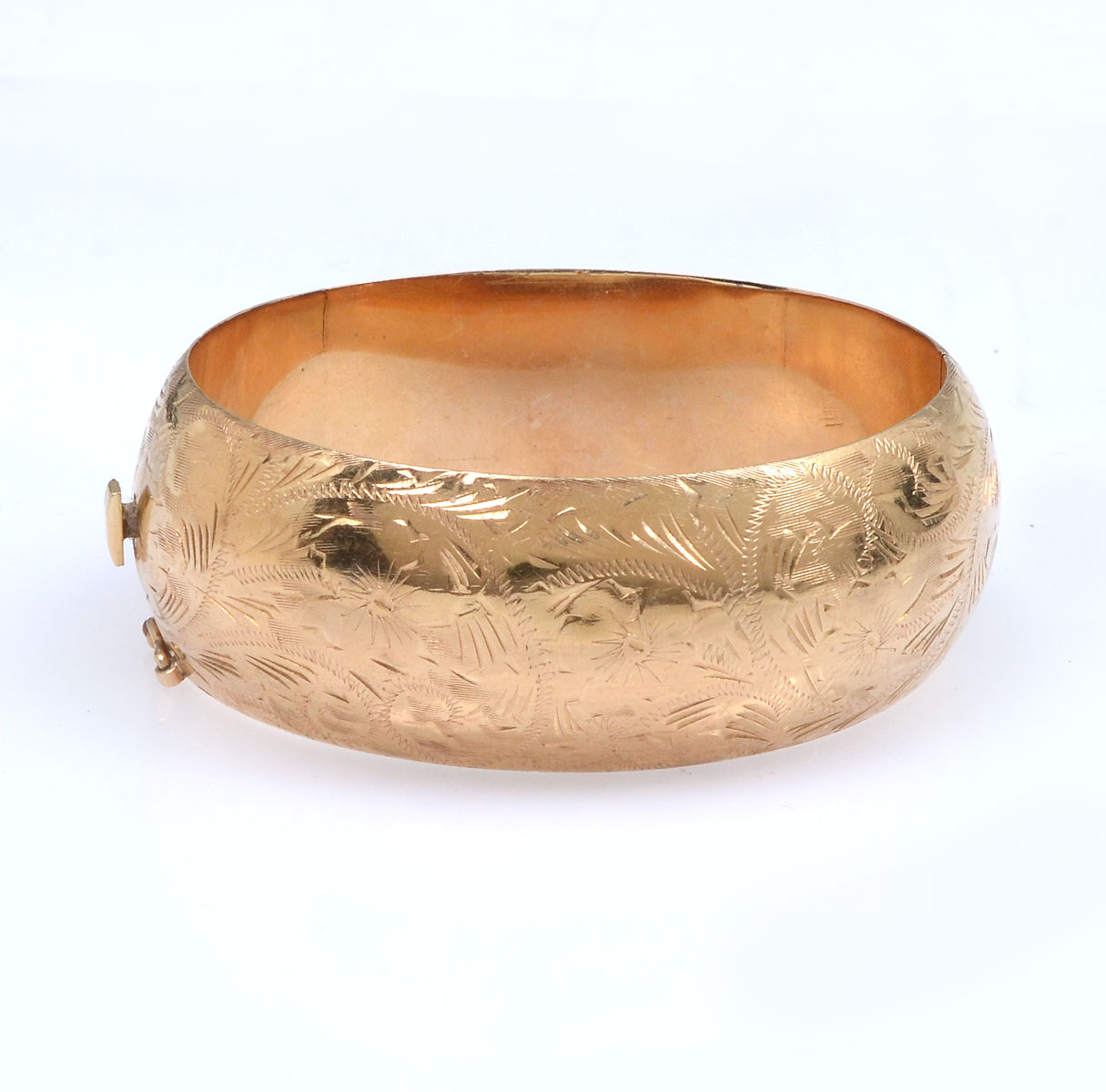 WIDE 14K GOLD BANGLE 14K yellow 273f6e