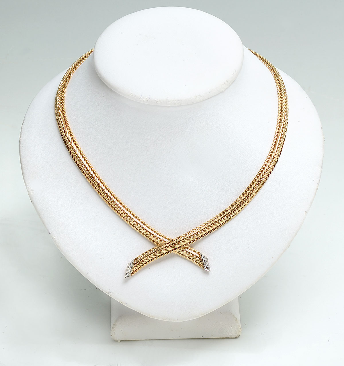 14K MID CENTURY 6 MM COLLAR WITH 273ff5