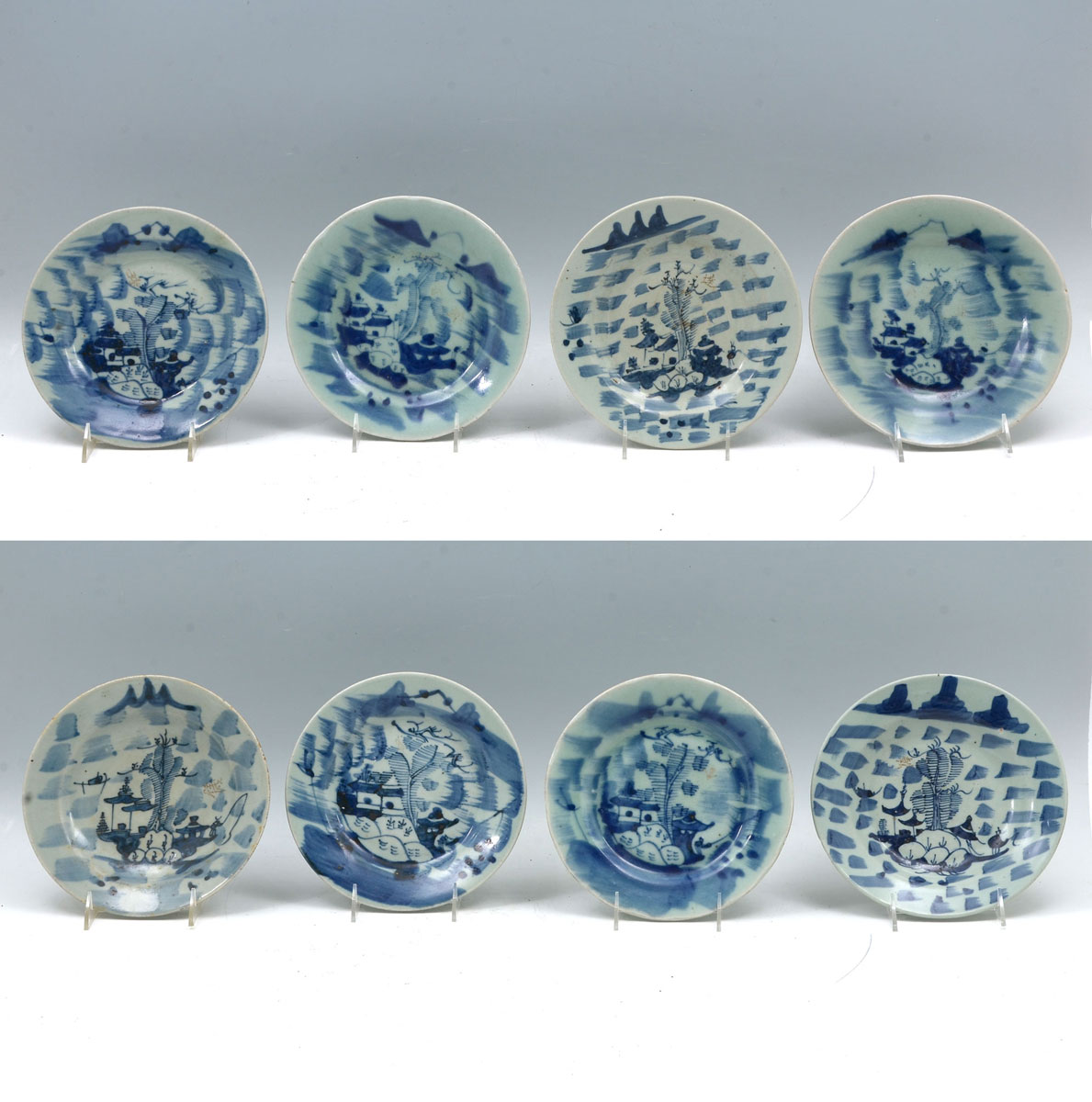 8 CHINESE EARLY 19TH CENTURY BLUE 273ff9